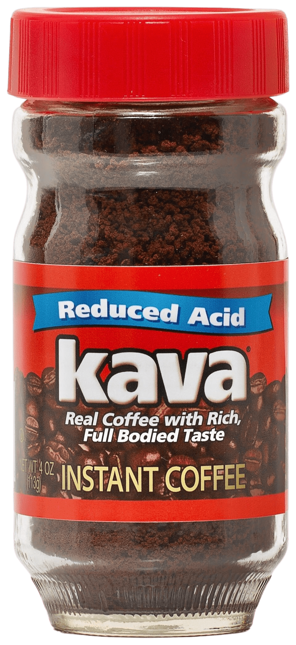 Kava Low Acid Coffee, Instant 4 oz